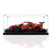 Picture of Acrylic Display Case for LEGO Technic 42125 Ferrari 488 GTE AF Corse #51 Figure Storage Box Dust Proof Glue Free