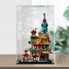 Picture of Acrylic Display Case for LEGO 71741 Ninjago City Gardens Figure Storage Box Dust Proof Glue Free