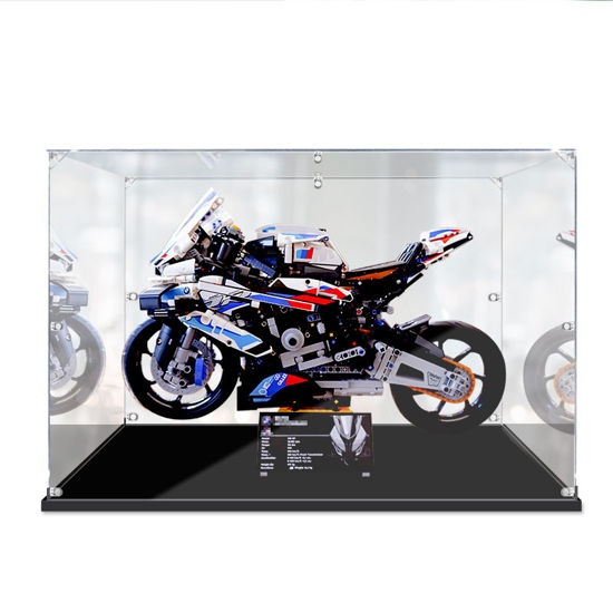 Picture of Acrylic Display Case for LEGO 42130 Technic BMW M 1000 RR Figure Storage Box Dust Proof Glue Free