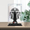 Picture of Acrylic Display Case for LEGO 75328 Star Wars The Mandalorian Helmet Figure Storage Box Dust Proof Glue Free