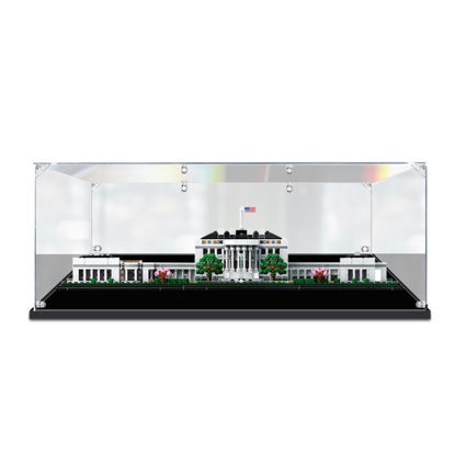Picture of Acrylic Display Case for LEGO 21054 Architecture The White House Figure Storage Box Dust Proof Glue Free
