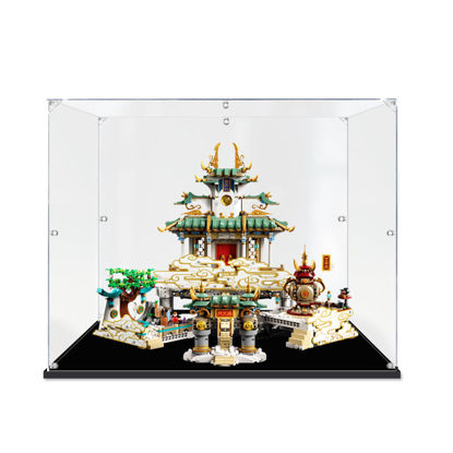 Picture of Acrylic Display Case for LEGO 80039 Monkie Kid The Heavenly Realms Figure Storage Box Dust Proof Glue Free