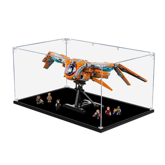 Picture of Acrylic Display Case for LEGO 76193 Marvel The Guardians Ship Figure Storage Box Dust Proof Glue Free