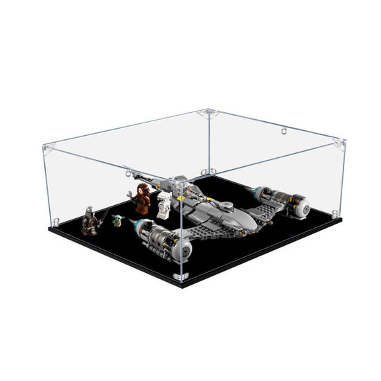 Picture of Acrylic Display Case for LEGO 75325 Star Wars The Mandalorian’s N-1 Starfighter Figure Storage Box Dust Proof Glue Free