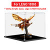 Picture of Acrylic Display Case for LEGO 10363 Icons Leonardo da Vinci's Flying Figure Storage Box Dust Proof Glue Free