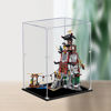 Picture of Acrylic Display Case for LEGO 70594 Ninjago The Lighthouse Siege Figure Storage Box Dust Proof Glue Free