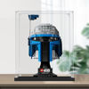Picture of Acrylic Display Case for LEGO 75408 Star Wars Jango Fett Helmet Figure Storage Box Dust Proof Glue Free