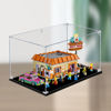 Picture of Acrylic Display Case for LEGO 10352 Icons The Simpsons Krusty Burger Figure Storage Box Dust Proof Glue Free