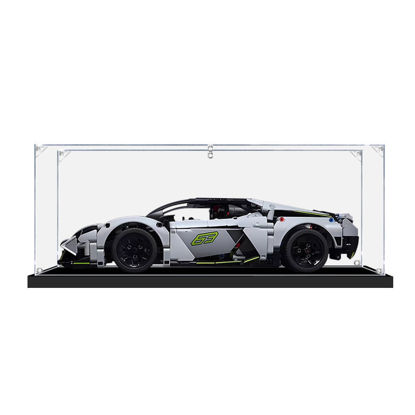 Picture of Acrylic Display Case for LEGO 42214 Technic Lamborghini Revuelto Super Sports Car Figure Storage Box Dust Proof Glue Free