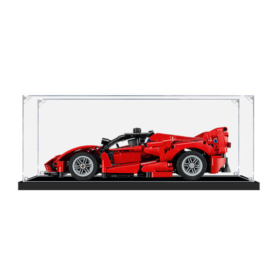 Picture of Acrylic Display Case for LEGO 42212 Technic Ferrari FXX K Figure Storage Box Dust Proof Glue Free