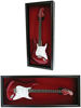 Picture of 42"Electric Guitar Display Case Cabinet Shadow Box with Guitar Hanger Stand