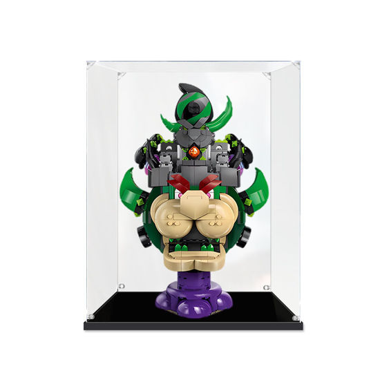 Picture of Acrylic Display Case for LEGO 72042 Super Mario Prince Florian & Castle Bowser Figure Storage Box Dust Proof Glue Free
