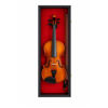 Picture of Wall Mounted Violin Display Case Shadow Box Lockable Acrylic Door Black Frame